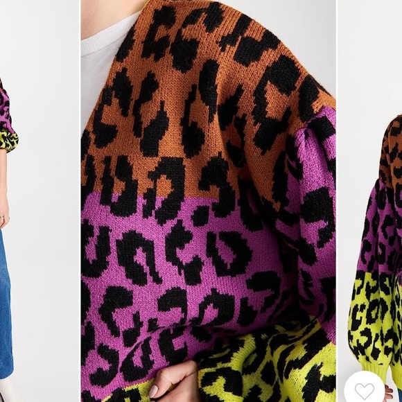 Farm Rio Leopard Cardigan - Picture 2 of 5